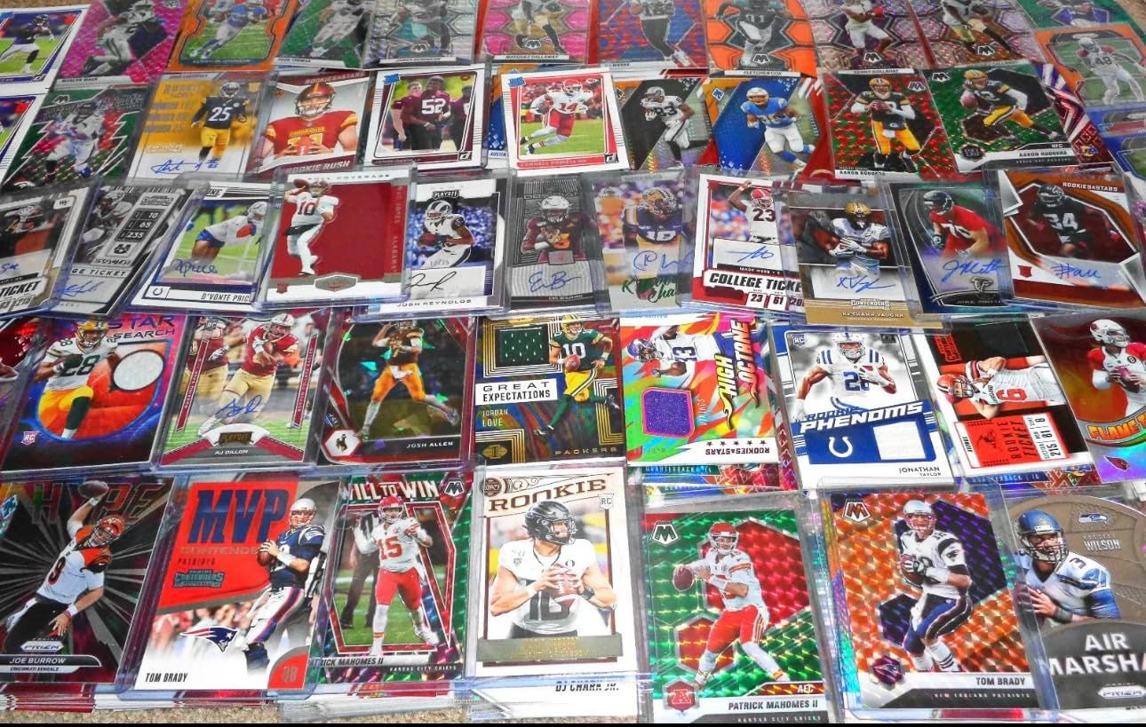 NFL FOOTBALL Hot Packs - 15 Cards - 4 Rookies - Look 4 Autos - Mem - 1/1