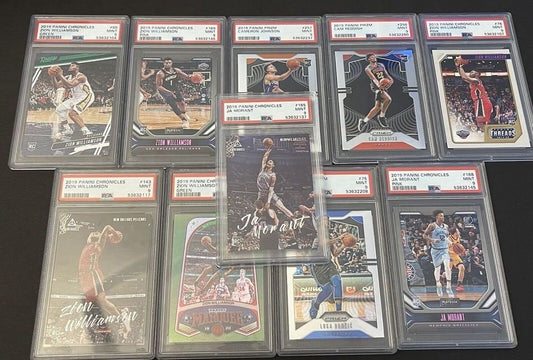 GRADED CARD Guaranteed - NBA Basketball Hot Pack - 10 Cards - 5 Rookies - 1 Graded Card