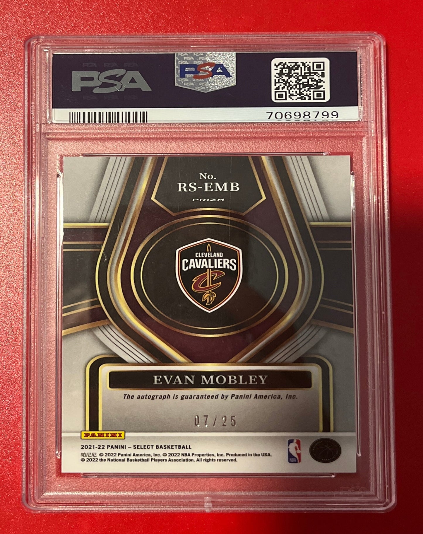 Evan Mobley Select Prizm Tie Dye Rookie Auto /25 Basketball Repack Guaranteed Hit Chase Pack READ